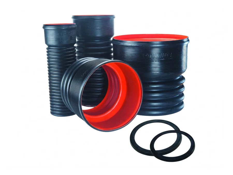Prince Pipes Corfit Underground Double Wall Corrugated Pipe SN 4 800 mm 6 Mtr