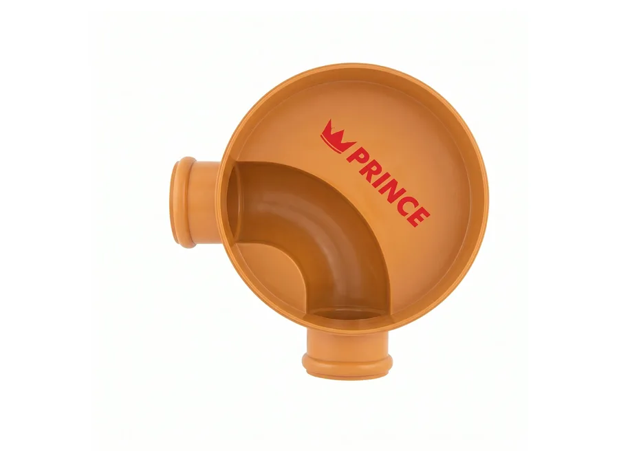Prince Pipes Drainfit Inspection Chamber Left or Right 90 Degree Bend 355 x 160 mm