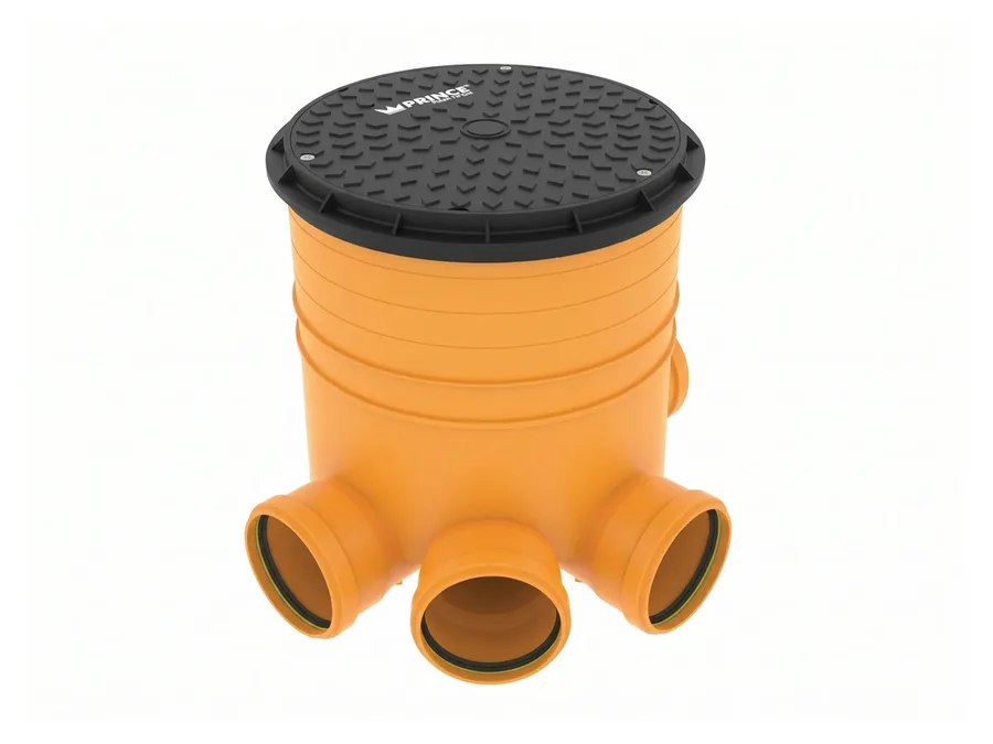 Prince Pipes Drainfit Inspection Chamber 5 Way 355 x 160 x 110 mm