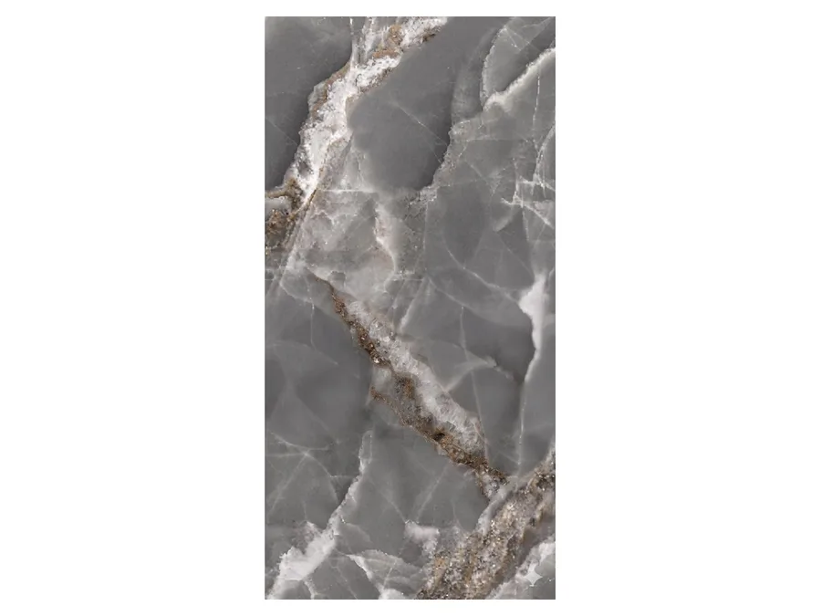 Qutone iMarble 2.0 Onice Steel Iris Iris Edition Large Format Porcelain Slab 1200x2400 mm