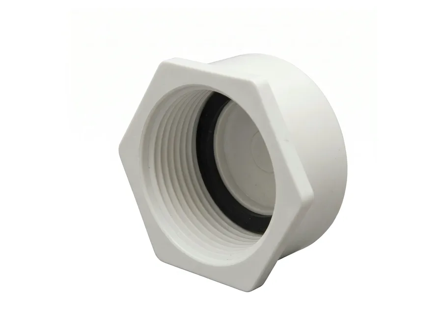 Prince Pipes Aquafit Agri End Cap Threaded (With Rubber Seal) 63 mm