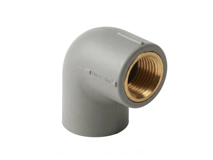 Prince Pipes Aquafit Female Threaded Elbow (Brass Insert) 25 x 20mm (1/2")