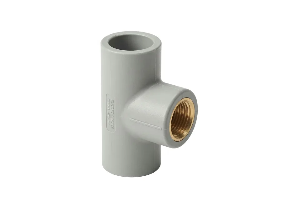 Prince Pipes Aquafit Female Threaded Tee (Brass Insert) 32 x 25mm (3/4")