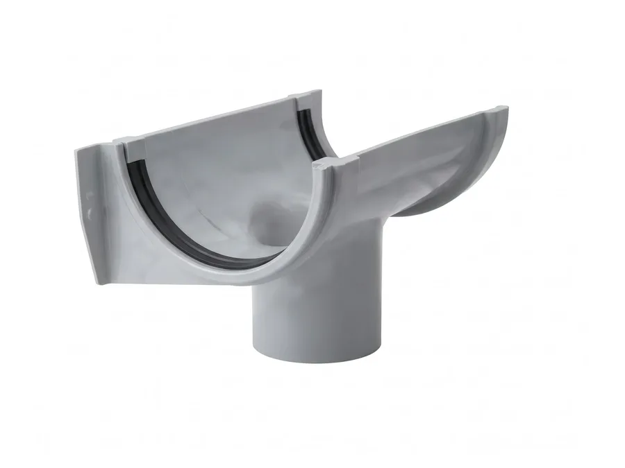 Prince Pipes Rainfit Running Outlet (With 2 Clamps) 140 mm