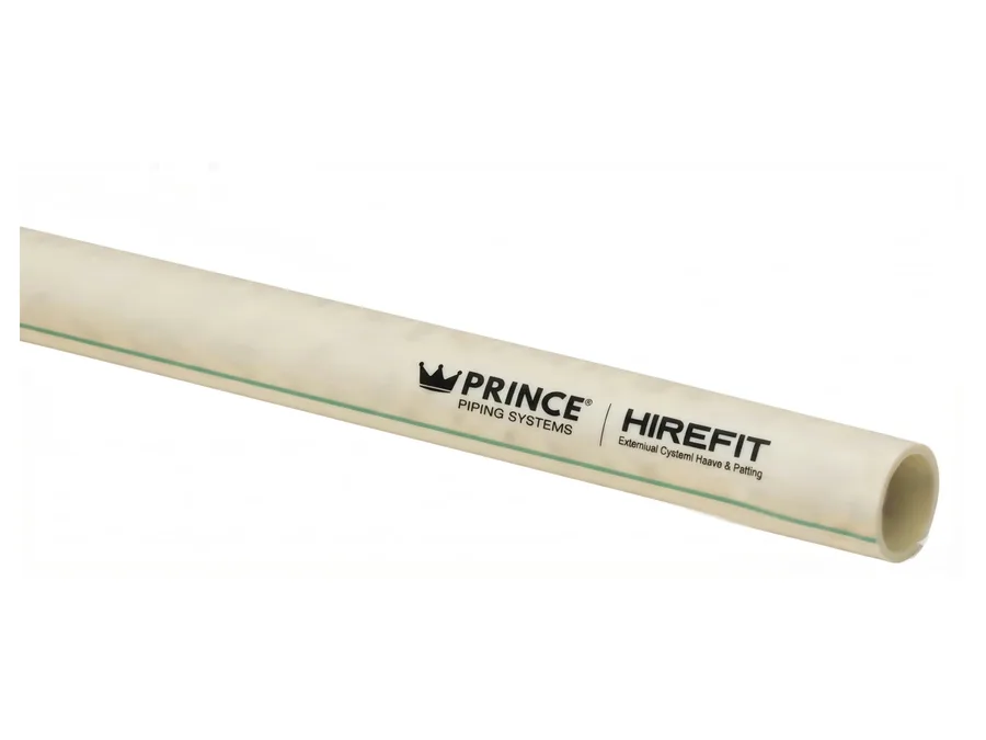 Prince Pipes Wirefit Conduit Pipe Socket End Light (LMS) Ivory 20 mm 3 Mtr