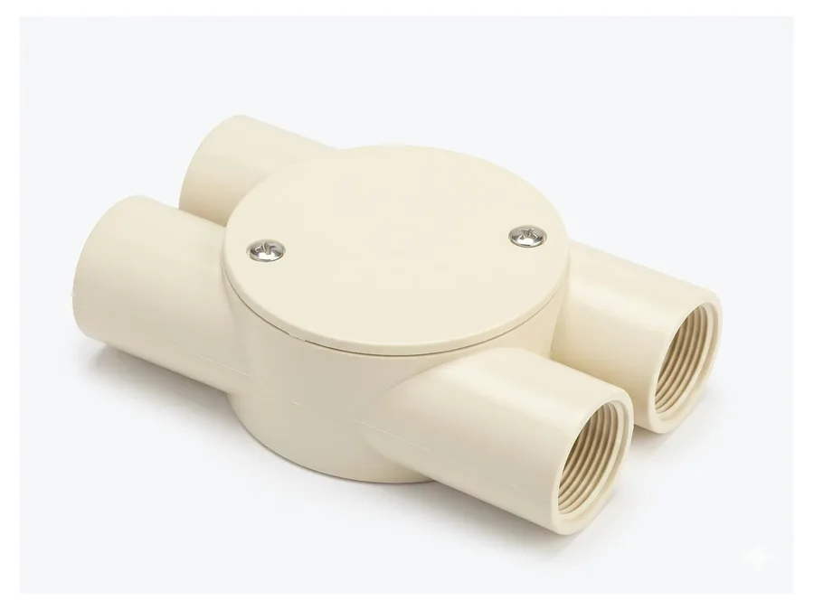 Prince Pipes Wirefit Branch 4 Way (H) Ivory 20 mm