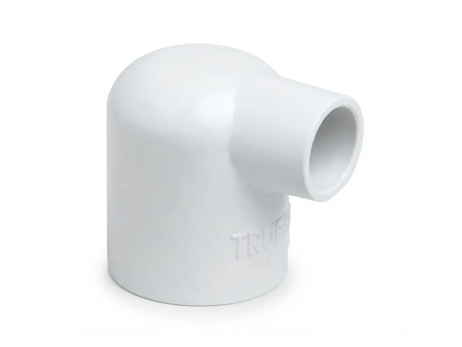 Truflo UPVC Reducer Elbow 90 Degree 25x15mm (1 x 1/2 inch) Cold Water Plumbing Fitting