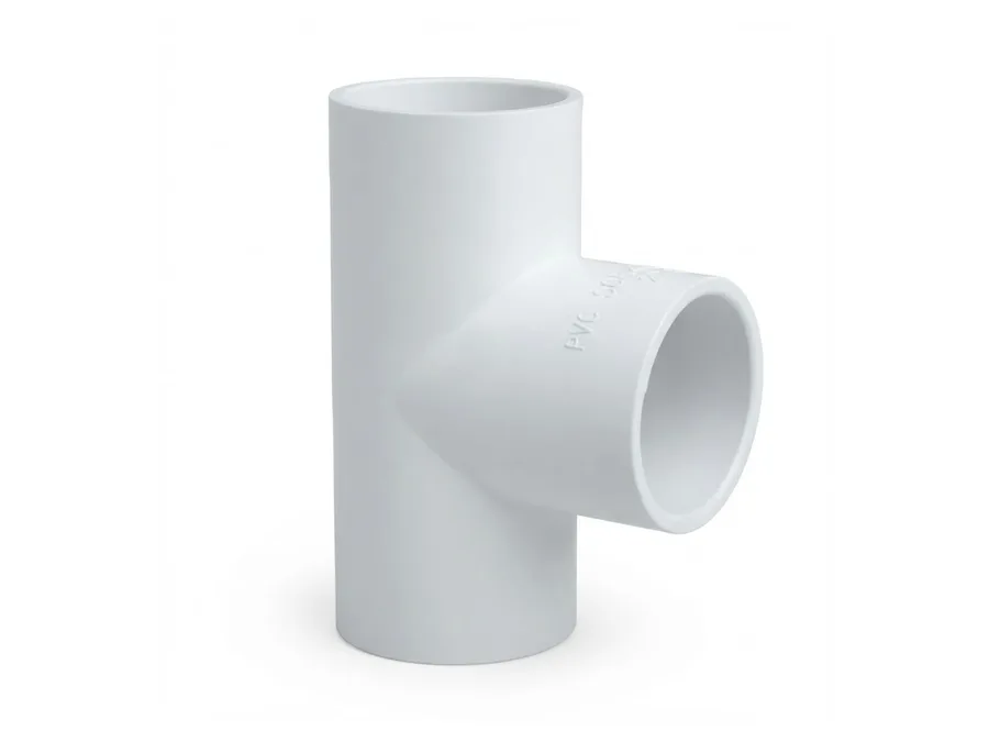 Truflo UPVC Tee 90 Degree Plain SCH 80 32mm (1-1/4 inch) Cold Water Plumbing Fitting