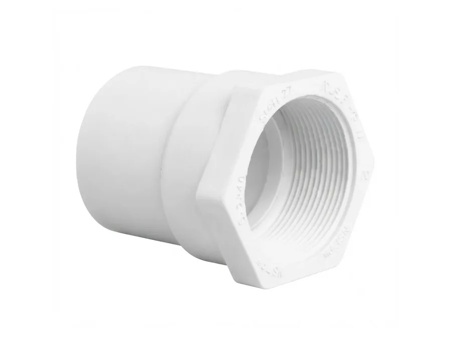 Truflo UPVC Female Adaptor Plastic Threaded (FAPT) SCH 80 25mm (1 inch) Cold Water Plumbing Fitting