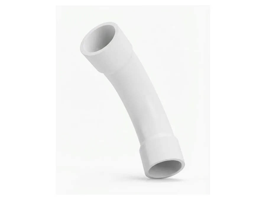 Truflo UPVC Sweep Bend 20mm (3/4 inch) Cold Water Plumbing Fitting