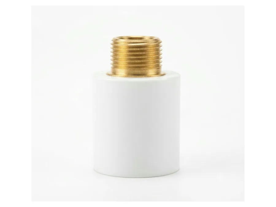 Truflo UPVC Reducing MTA Brass SCH 80 25x15mm (1 x 1/2 inch) Cold Water Plumbing Fitting