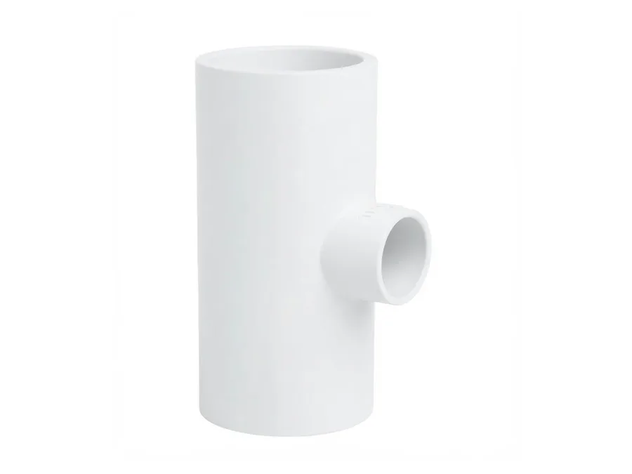 Truflo UPVC Reducing Tee 90 Degree Plain SCH 80 80x50mm (3 x 3 x 2 inch) Cold Water Plumbing Fitting