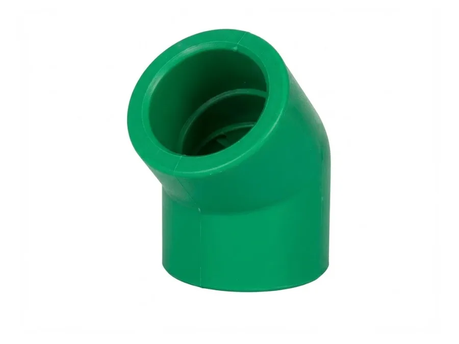 Truflo PPR-C Elbow 45 Degree 25mm (3/4 inch) Green PPR Fitting for Hot and Cold Water