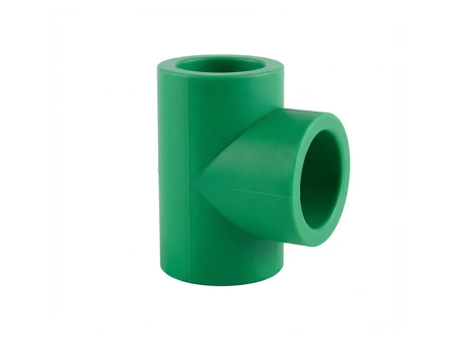 Truflo PPR-C Equal Tee 20mm (1/2 inch) Green PPR Fitting for Hot and Cold Water