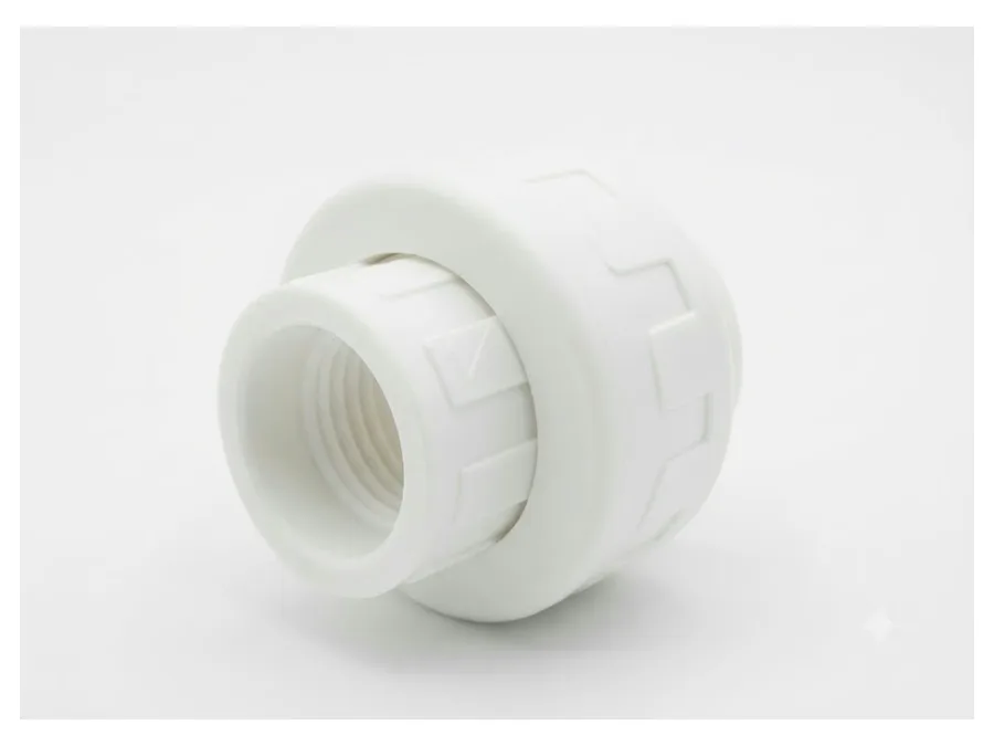 Truflo PPR-C Union 40mm (1-1/4 inch) White PPR Fitting for Hot and Cold Water