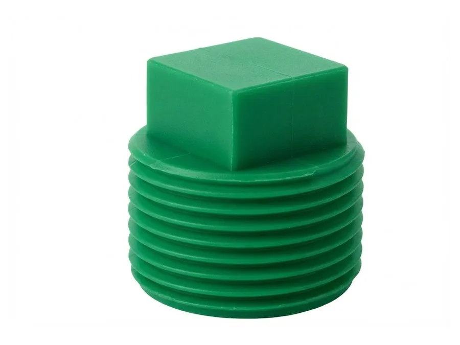 Truflo PPR-C End Plug 32mm (1 inch) Green PPR Fitting for Hot and Cold Water