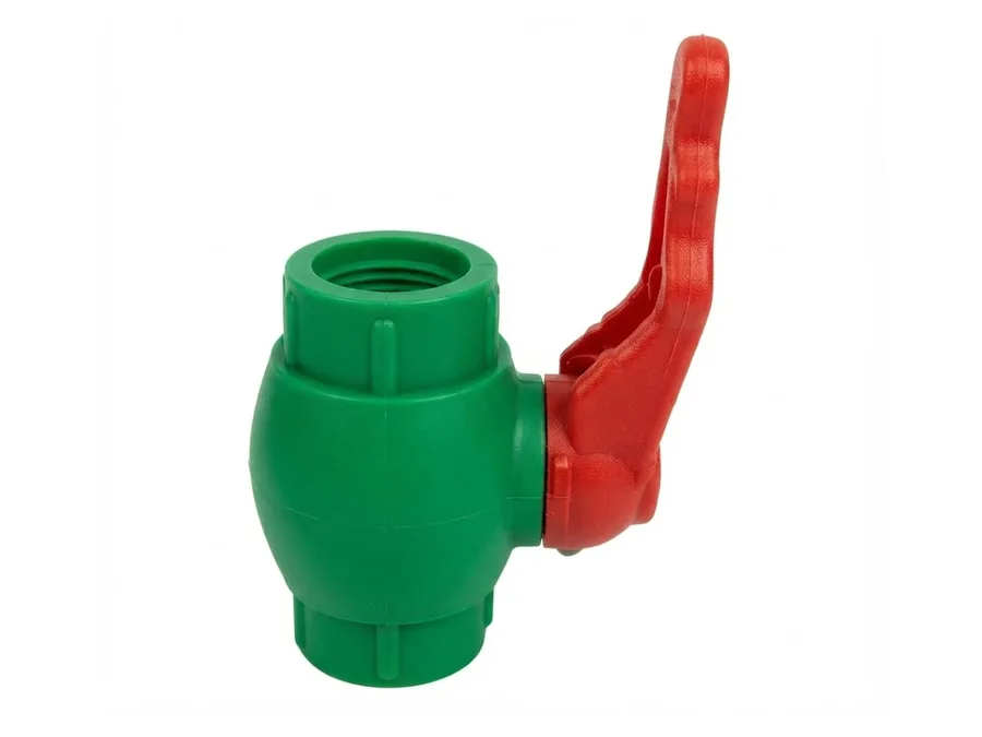 Truflo PPR-C Ball Valve 50mm (1-1/2 inch) Green PPR Fitting for Hot and Cold Water