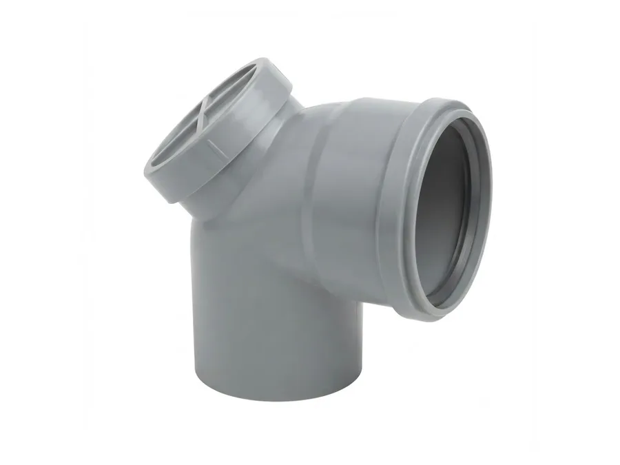 Truflo SWR Ringfit Bend 87.5 Degree with Door 110mm (4 inch) for Soil and Waste Water Drainage