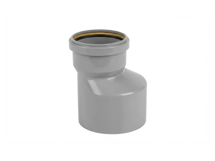 Truflo SWR Ringfit Eccentric Reducer 160x110mm (6 x 4 inch) for Soil and Waste Water Drainage