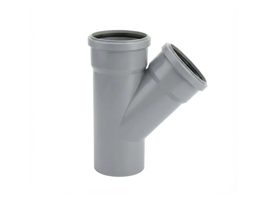 Truflo SWR Ringfit Single Y 75mm (2-1/2 inch) for Soil and Waste Water Drainage