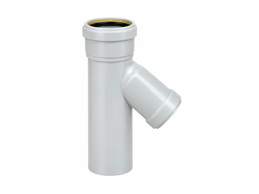 Truflo SWR Ringfit Reverse Y 75mm (2-1/2 inch) for Soil and Waste Water Drainage