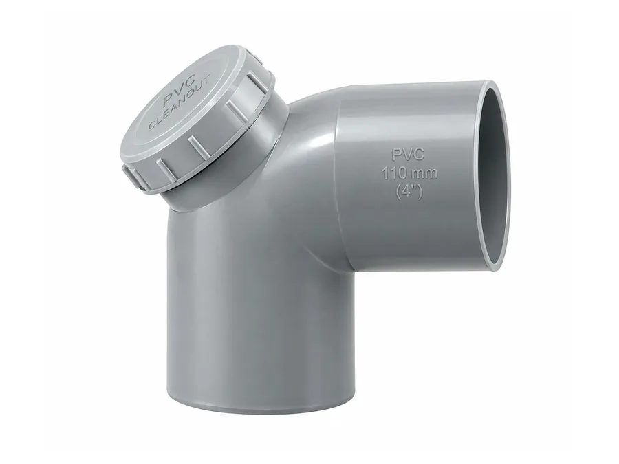 Truflo SWR Selfit Bend 87.5 Degree with Door 75mm (2-1/2 inch) for Soil and Waste Water Drainage