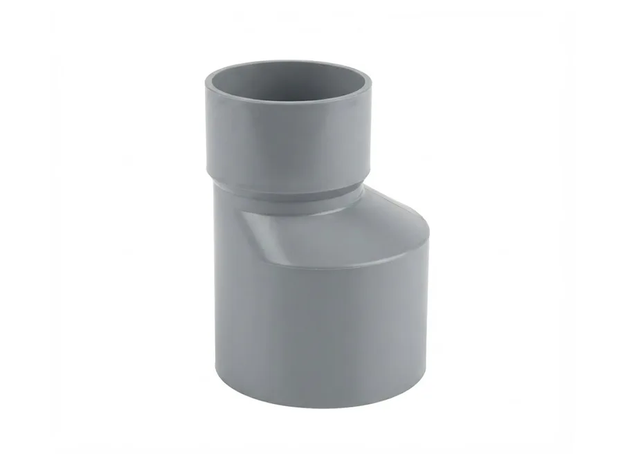Truflo SWR Selfit Eccentric Reducer 160x110mm (6 x 4 inch) for Soil and Waste Water Drainage