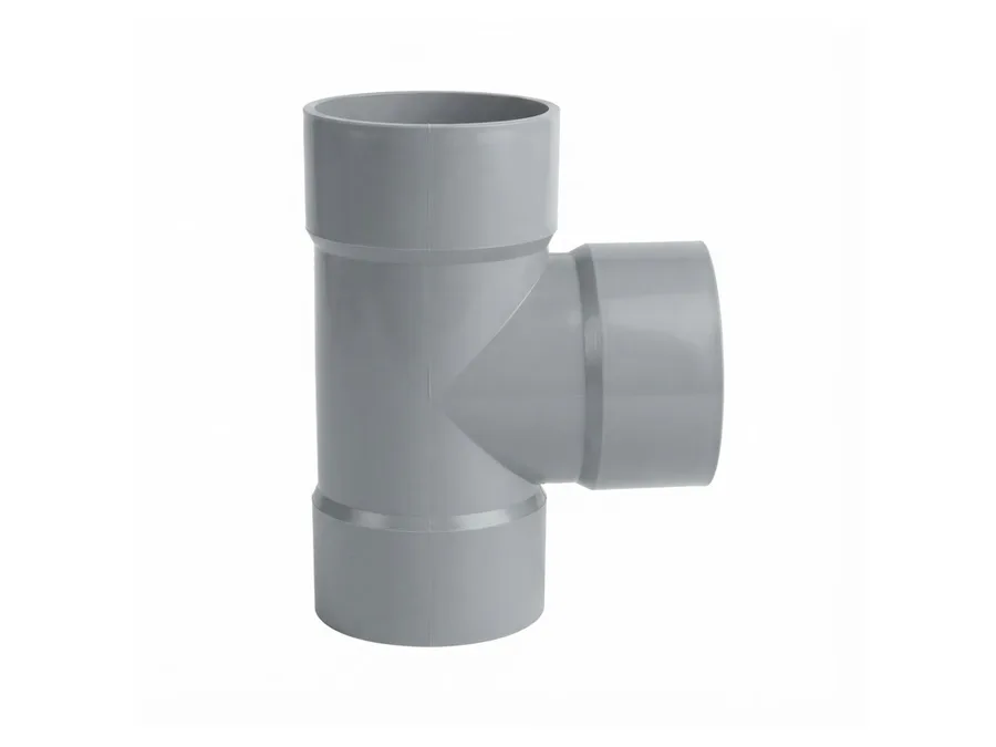 Truflo SWR Selfit Single Tee 110mm (4 inch) for Soil and Waste Water Drainage