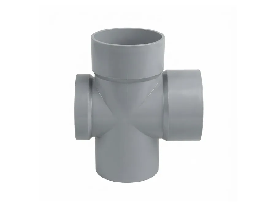 Truflo SWR Selfit Single Tee with Door 75mm (2-1/2 inch) for Soil and Waste Water Drainage