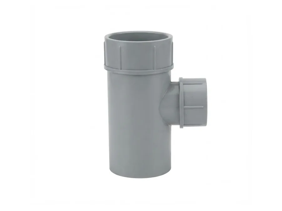 Truflo SWR Selfit Reducing Tee 110x90mm (4 x 3 inch) for Soil and Waste Water Drainage