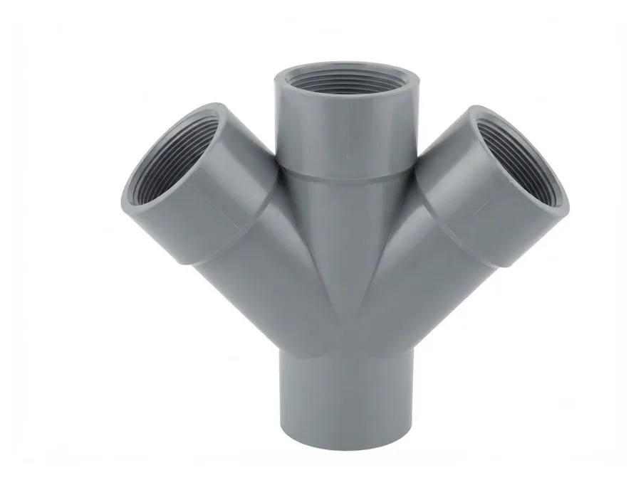 Truflo SWR Selfit Double Y 75mm (2-1/2 inch) for Soil and Waste Water Drainage