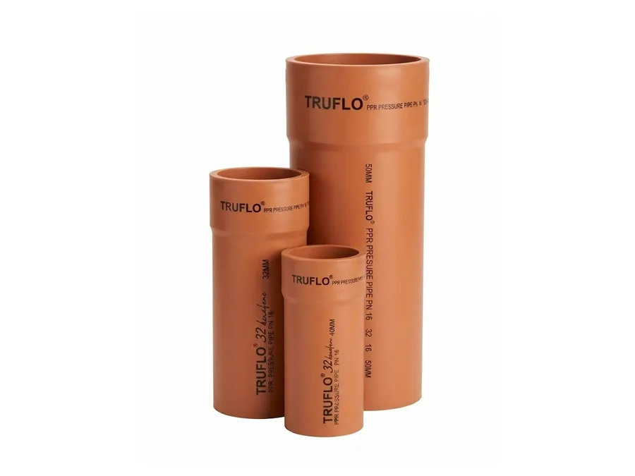 Truflo Foamcore Selfit Pipe SN2 3 Mtr Single Socket 315mm (12 inch) for Underground Drainage