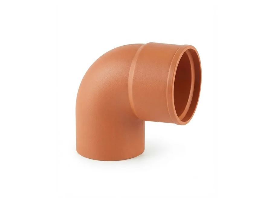 Truflo Foamcore Selfit Plain Bend 87.5 Degree 110mm (4 inch) for Underground Drainage