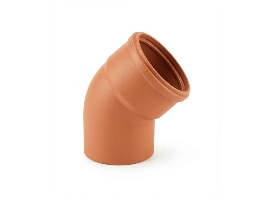 Truflo Foamcore Selfit Bend 45 Degree 110mm (4 inch) for Underground Drainage