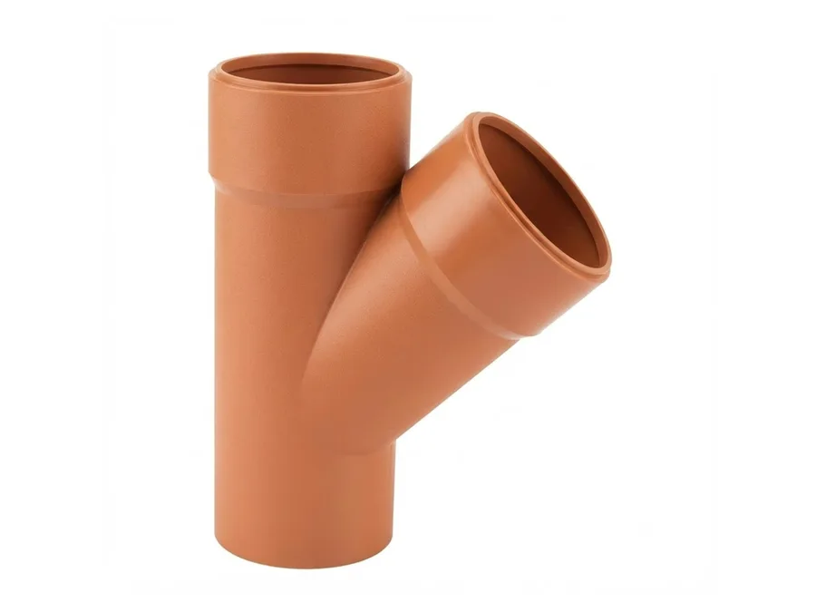 Truflo Foamcore Selfit Single Y 110mm (4 inch) for Underground Drainage
