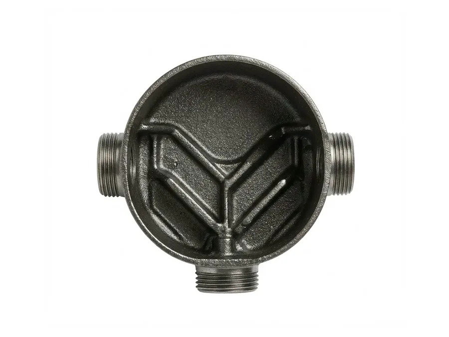Truflo Inspection Chamber 315 Dia 3 Lines 90 Degree Left/Right Bend 110mm Outlet for Underground Drainage