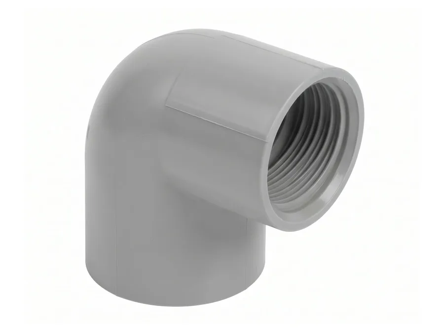 Truflo PVC Reducing Threaded Elbow Heavy 75x63mm for Water Supply