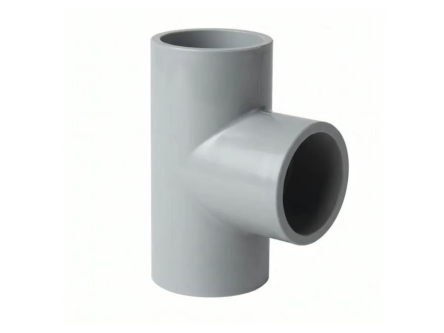 Truflo PVC Tee 90 Degree Plain 10 kgf/cm2 ISI Marked 32mm for Water Supply
