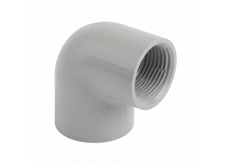 Truflo PVC Threaded Elbow Heavy 90mm for Water Supply
