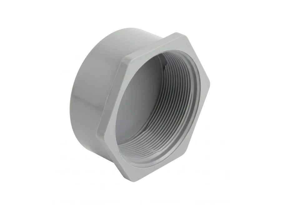 Truflo PVC Threaded End Cap Heavy 40mm for Water Supply