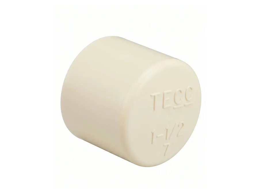 Truflo CPVC End Cap Plain 50mm (2 inch) Hot & Cold Water Fitting
