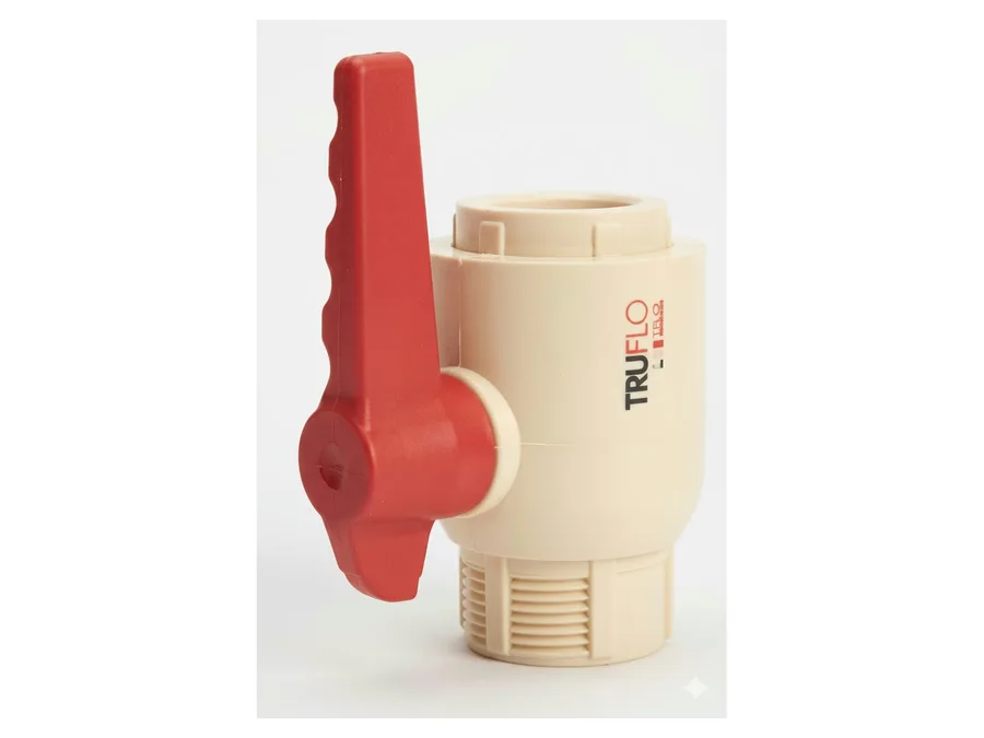 Truflo CPVC Ball Valve 15mm (1/2 inch) Hot & Cold Water Valve