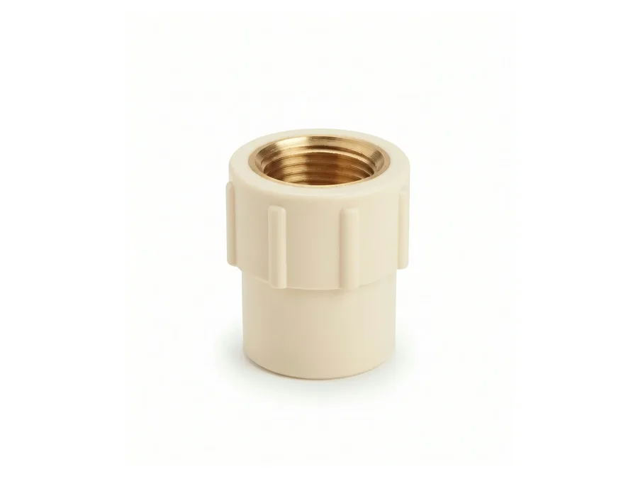 Truflo CPVC Reducer FTA (Brass) 20x15mm (3/4 x 1/2 inch) Hot & Cold Water Fitting