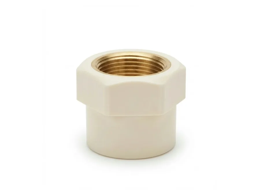 Truflo CPVC Female Adaptor Brass Threaded (FABT) 80mm (3 inch) Hot & Cold Water Fitting