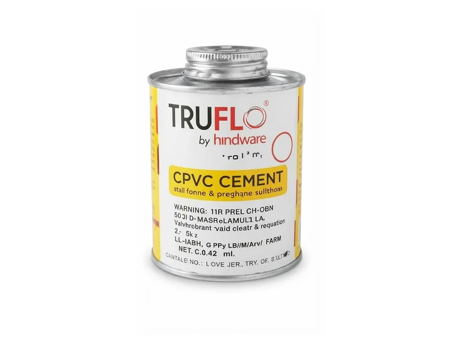 Truflo CPVC Solvent Cement Medium Duty 1 Step (Yellow) 59 ml Tin