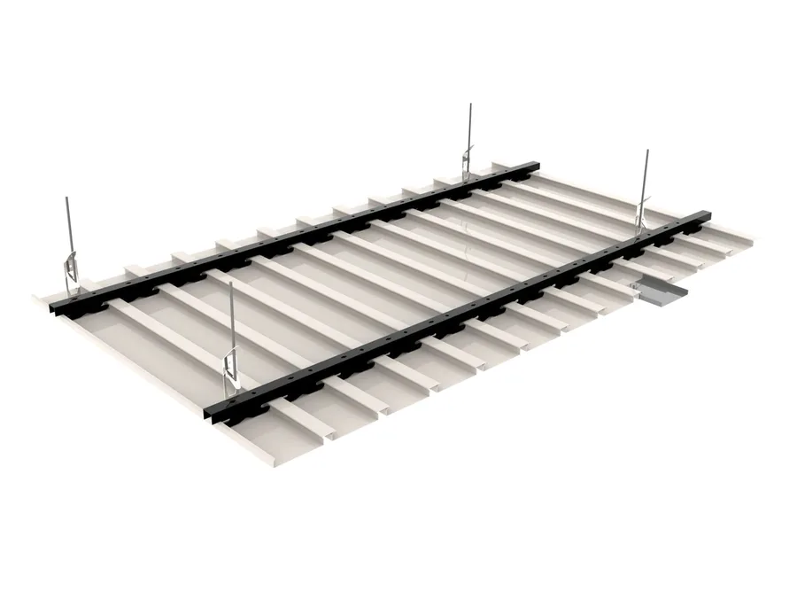 Ventra Linear Metal Ceiling Panel 64C / 84C / 184C (Closed Square Groove)