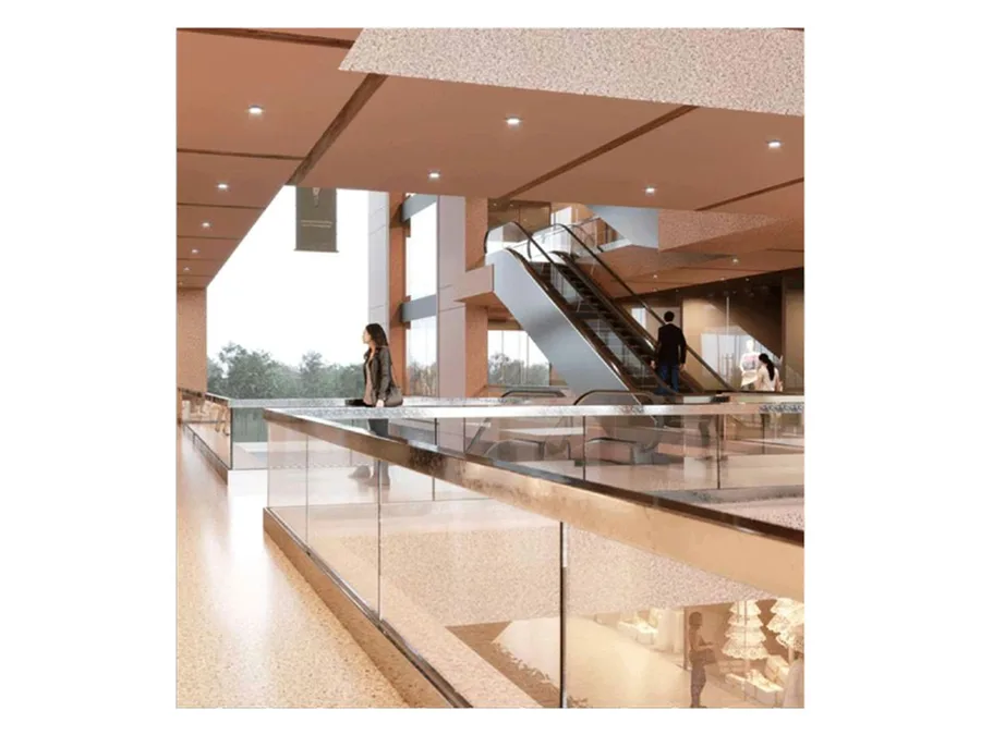 H-Line Industries 125X70 Continue Bottom Glass Railing Channel ARB-015