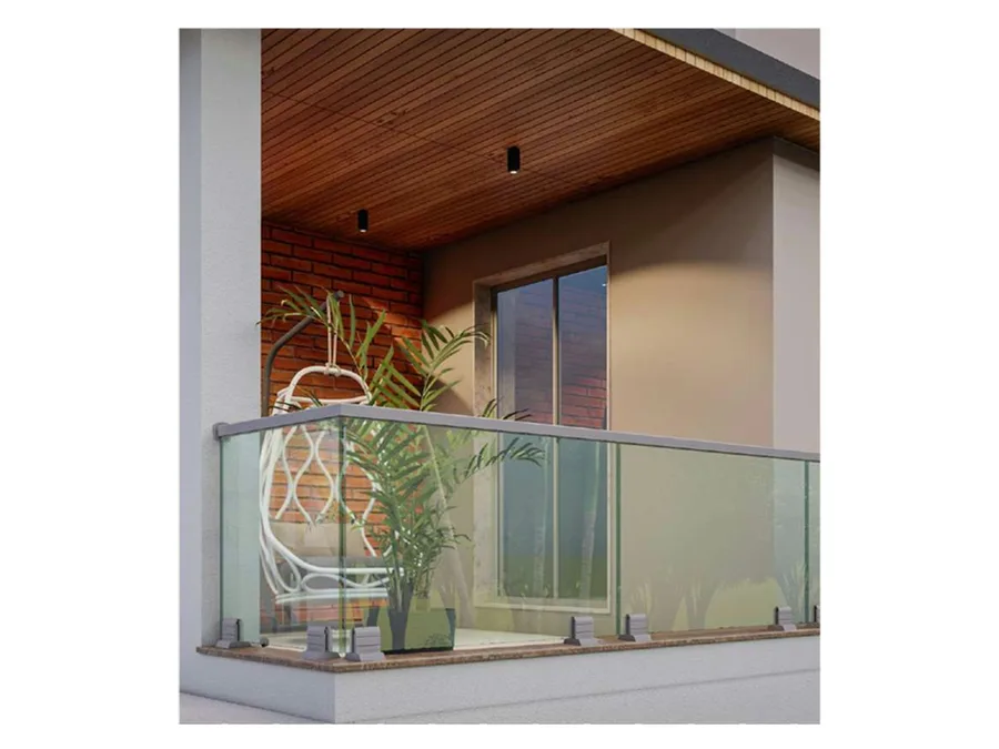 H-Line Industries T-Bracket Glass Railing System ARB-017