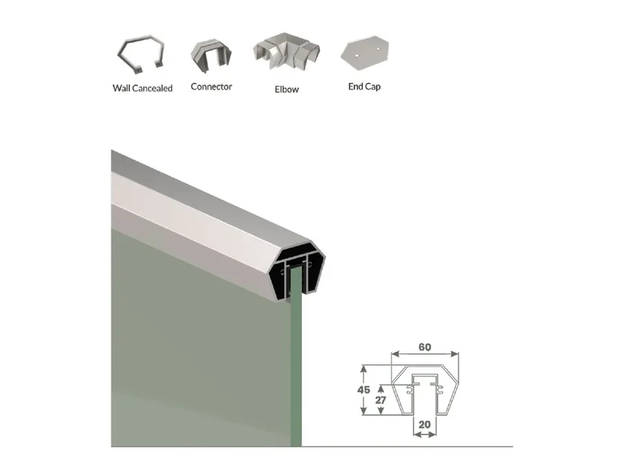 H-Line Industries Diamond Pipe Handrail ART-006
