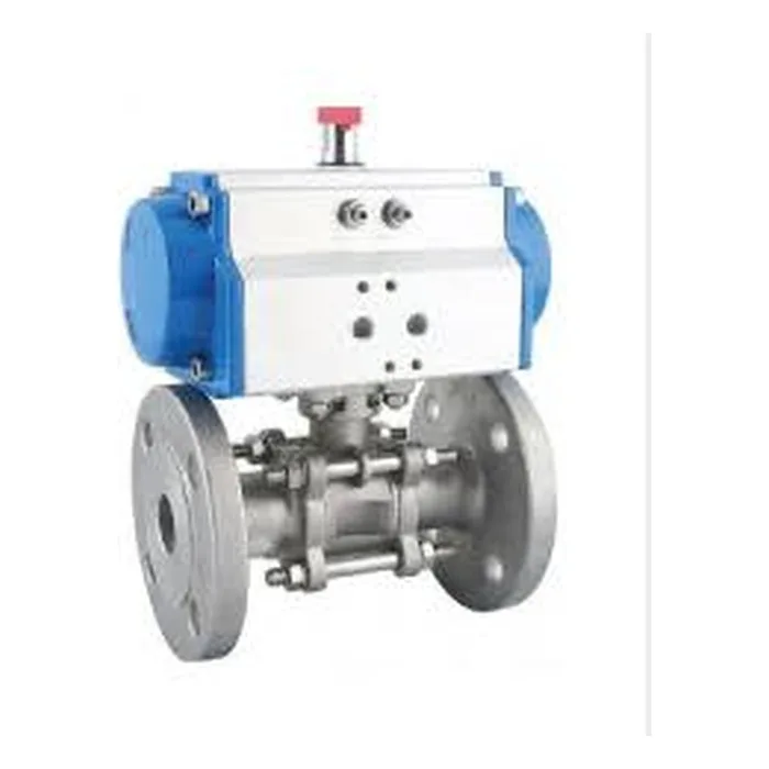 Ball Valve with Pneumatic Rotary Actuator